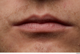 HD Face skin references Ethan Read lips mouth skin pores…